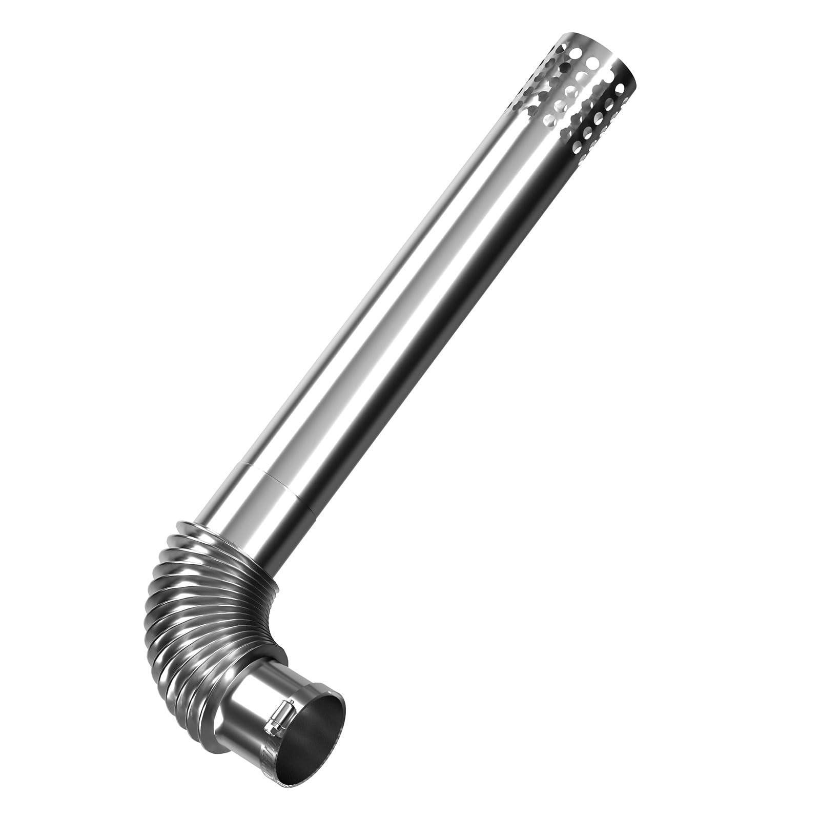 MIZUDO 3“ OD Vent Pipe Kit Including Elbow and Chimney Rain Cap